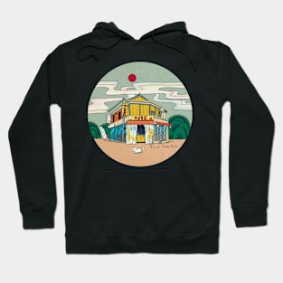 Urban Minhwa: Local Chicken Place B Type (Korean traditional/folk art) Hoodie